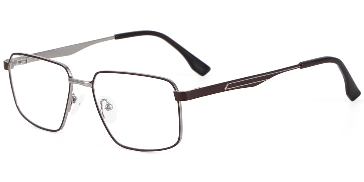 Acetate Metal Rectangle Frame F8750