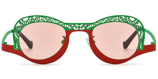 Titanium Geometric Sunglasses SG7016