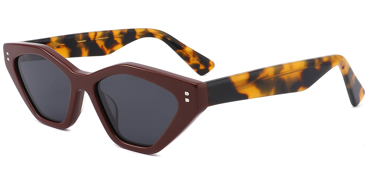 Acetate Geometric Sunglasses SG10032