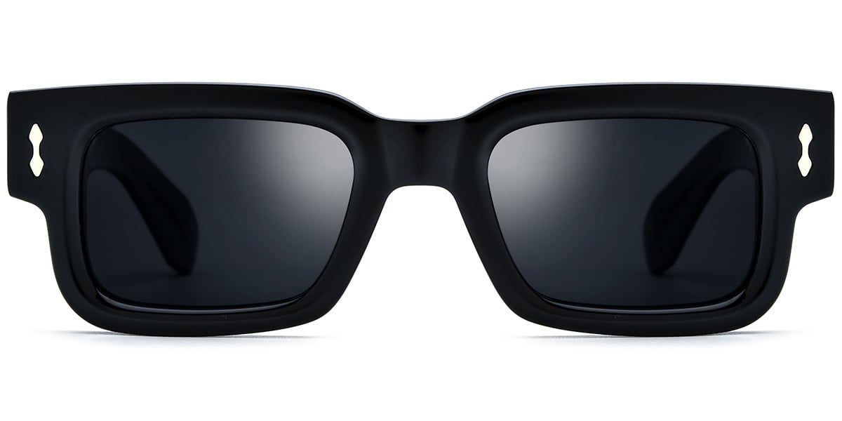 Acetate Rectangle Sunglasses SG8335