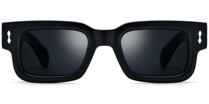 Acetate Rectangle Sunglasses SG8335