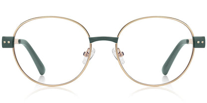 Round Eyeglasses F9607