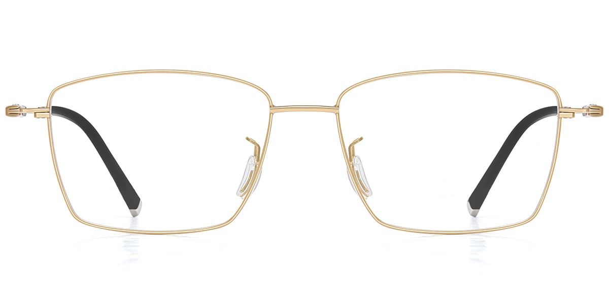 Acetate Titanium Rectangle Frame F9449