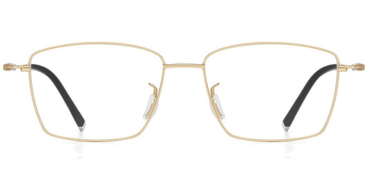 Acetate Titanium Rectangle Frame F9449