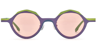 Titanium Geometric Sunglasses SG6435