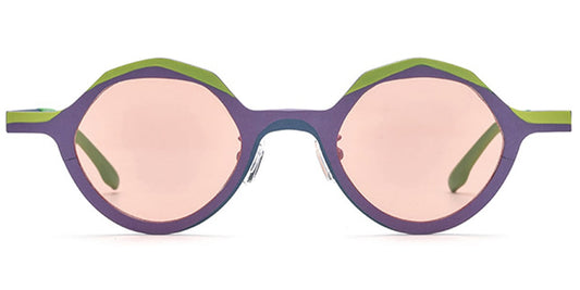 Titanium Geometric Sunglasses SG6435