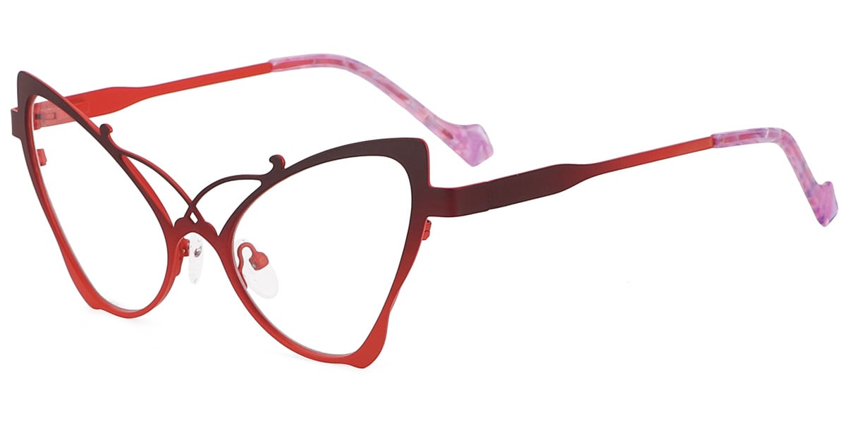 Acetate Metal Butterfly Frame F9346