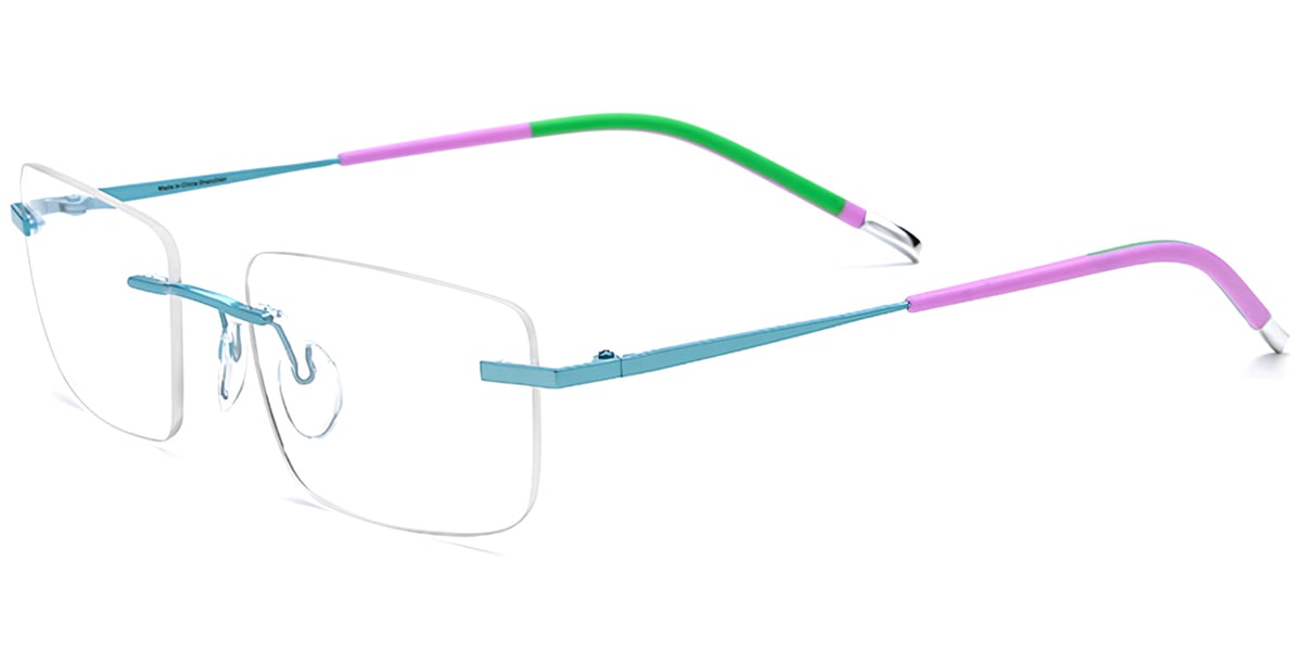 Titanium Rectangle Frame F7542