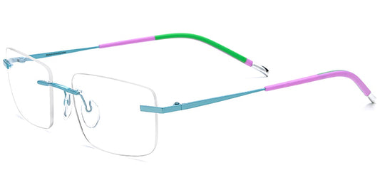 Titanium Rectangle Frame F7542