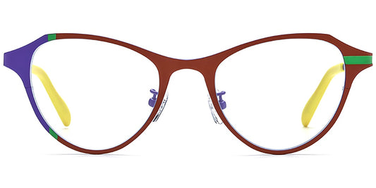 Titanium Cat Eye Frame F7405