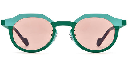 Titanium Oval Sunglasses SG6858