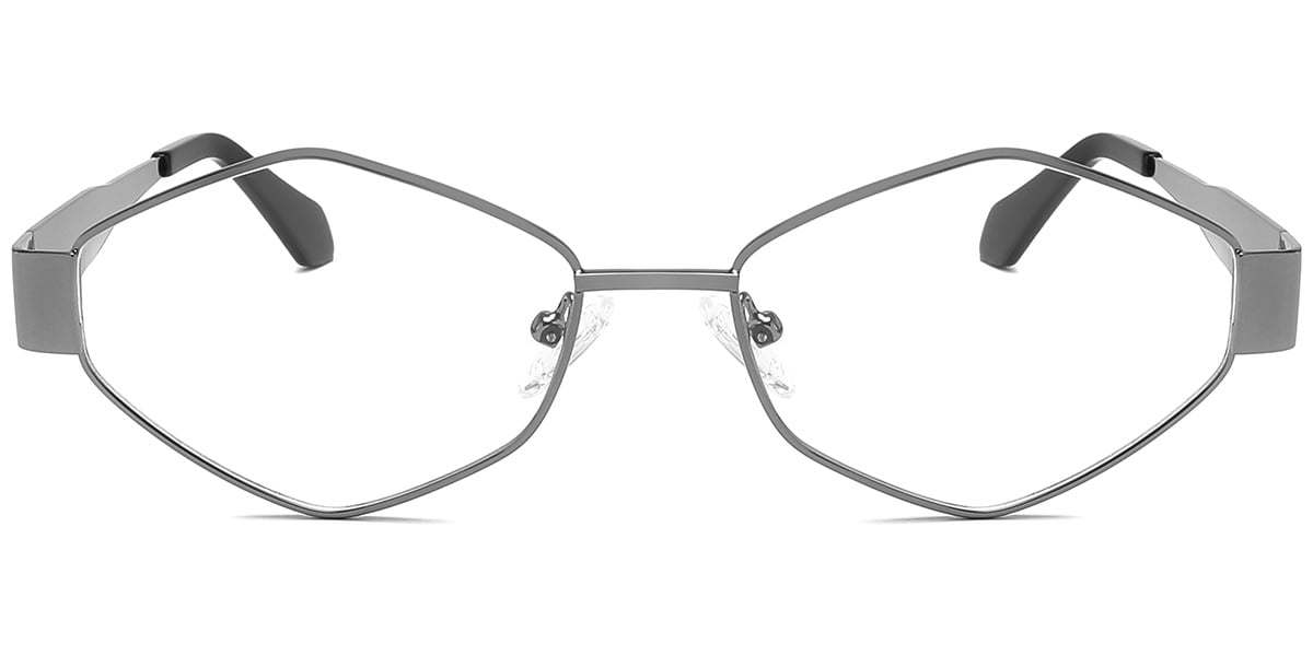 Acetate Metal Geometric Frame F10383
