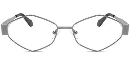 Acetate Metal Geometric Frame F10383