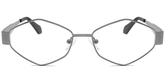 Acetate Metal Geometric Frame F10383