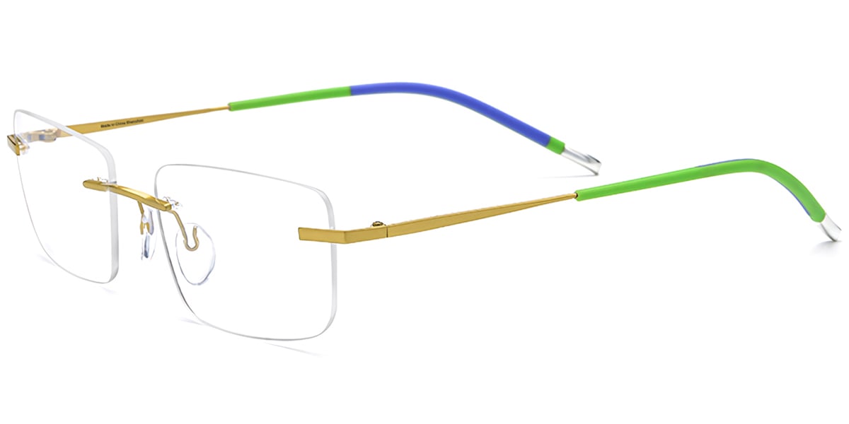 Titanium Rectangle Frame F7542
