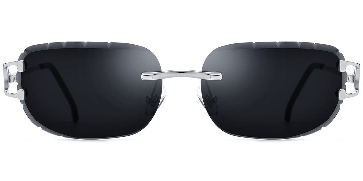 Metal Rectangle Sunglasses SG8810