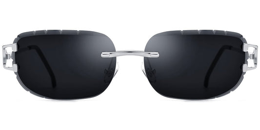 Metal Rectangle Sunglasses SG8810
