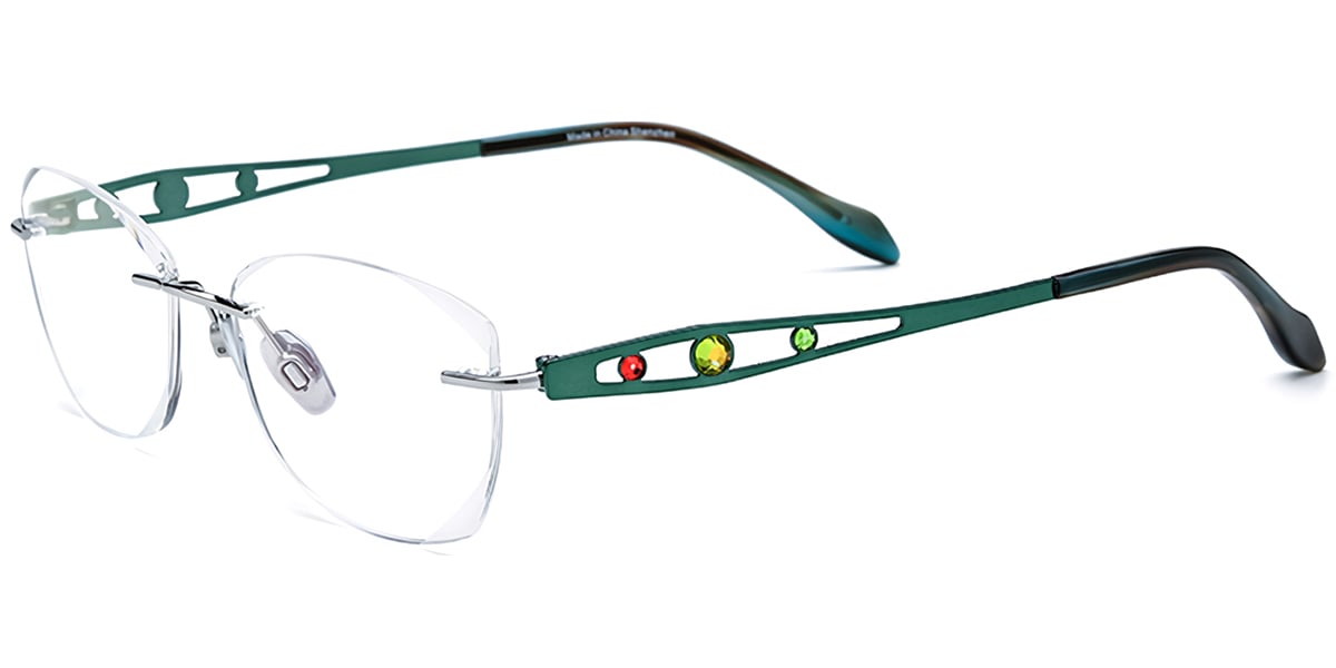 Titanium Rectangle Frame F7393