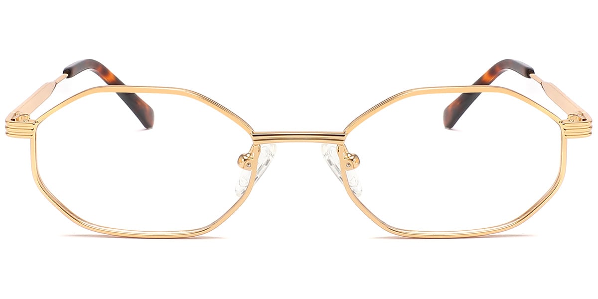 Acetate Metal Geometric Frame F10388