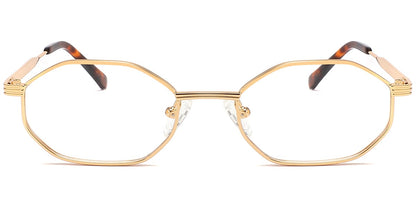 Acetate Metal Geometric Frame F10388
