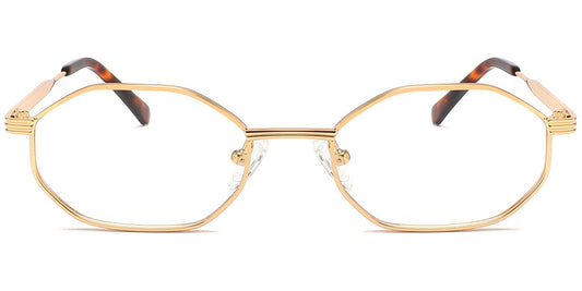 Acetate Metal Geometric Frame F10388