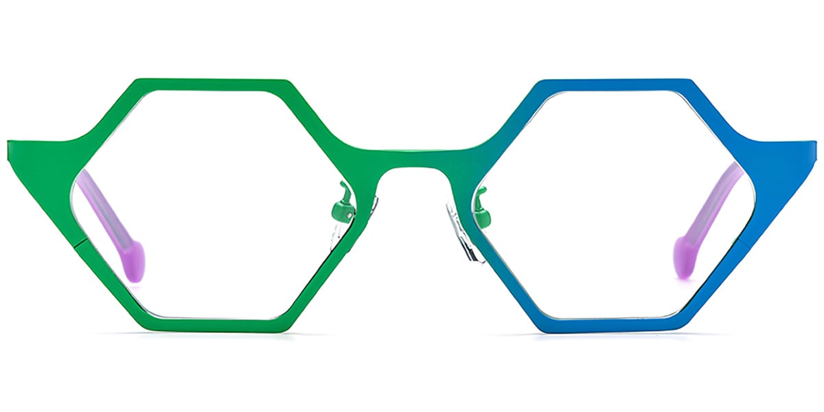 Titanium Geometric Frame F7326
