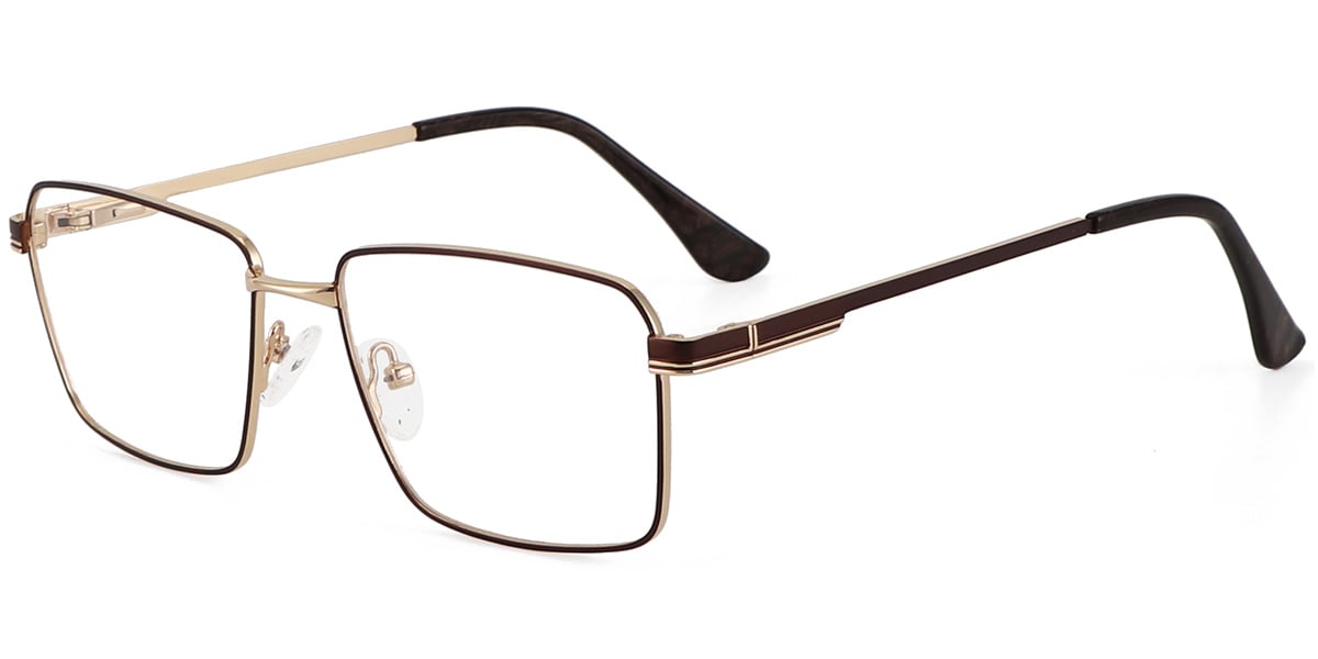 Acetate Metal Square Frame F9004