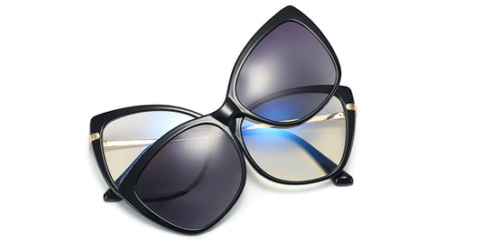 Metal Plastic Cat Eye Frame F2541