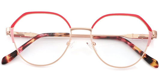 Acetate Metal Round Frame F9024