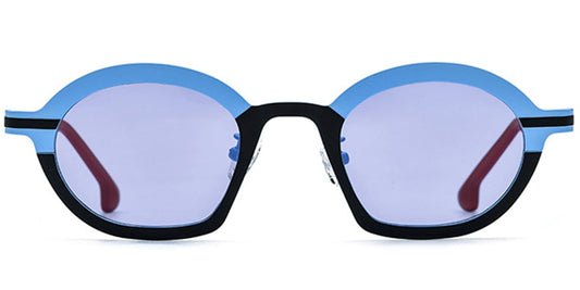 Titanium Geometric Sunglasses SG6873