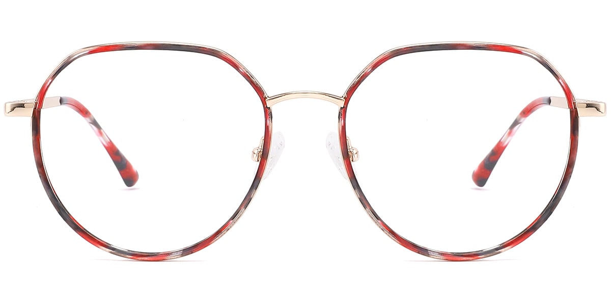 Acetate Metal Geometric Frame F10272