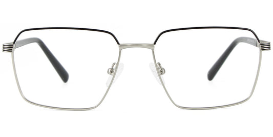 Acetate Metal Square Frame F9008