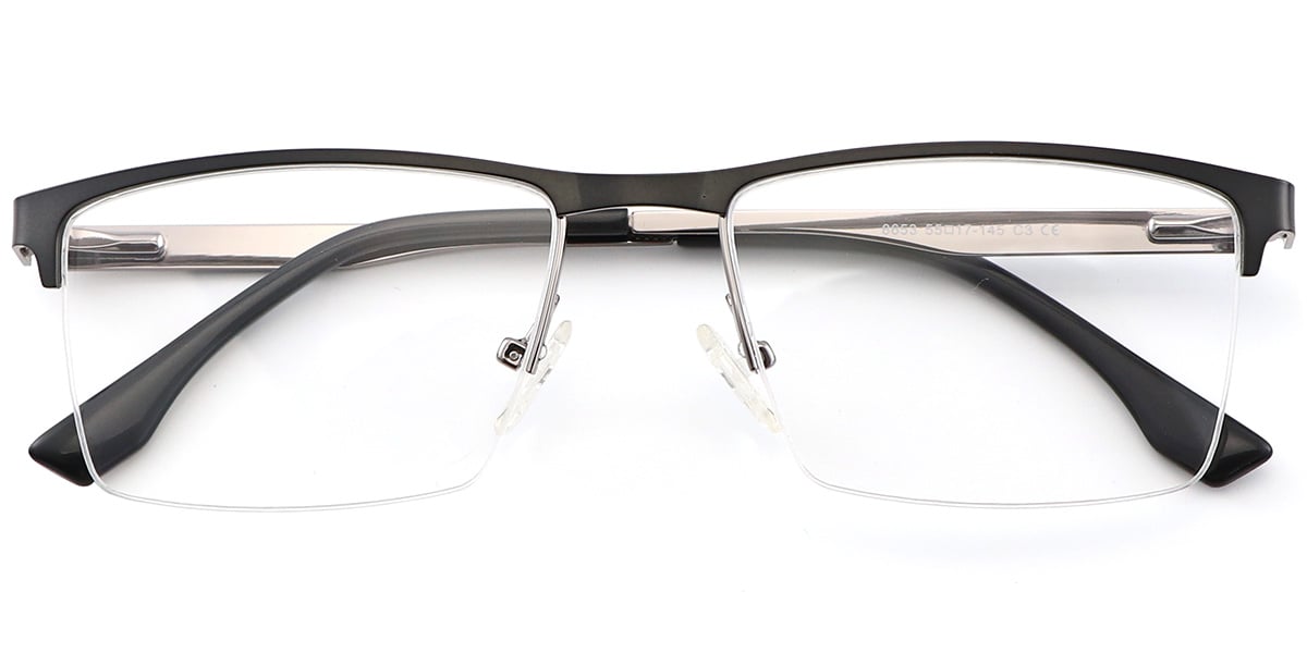 Acetate Metal Rectangle Frame F8549