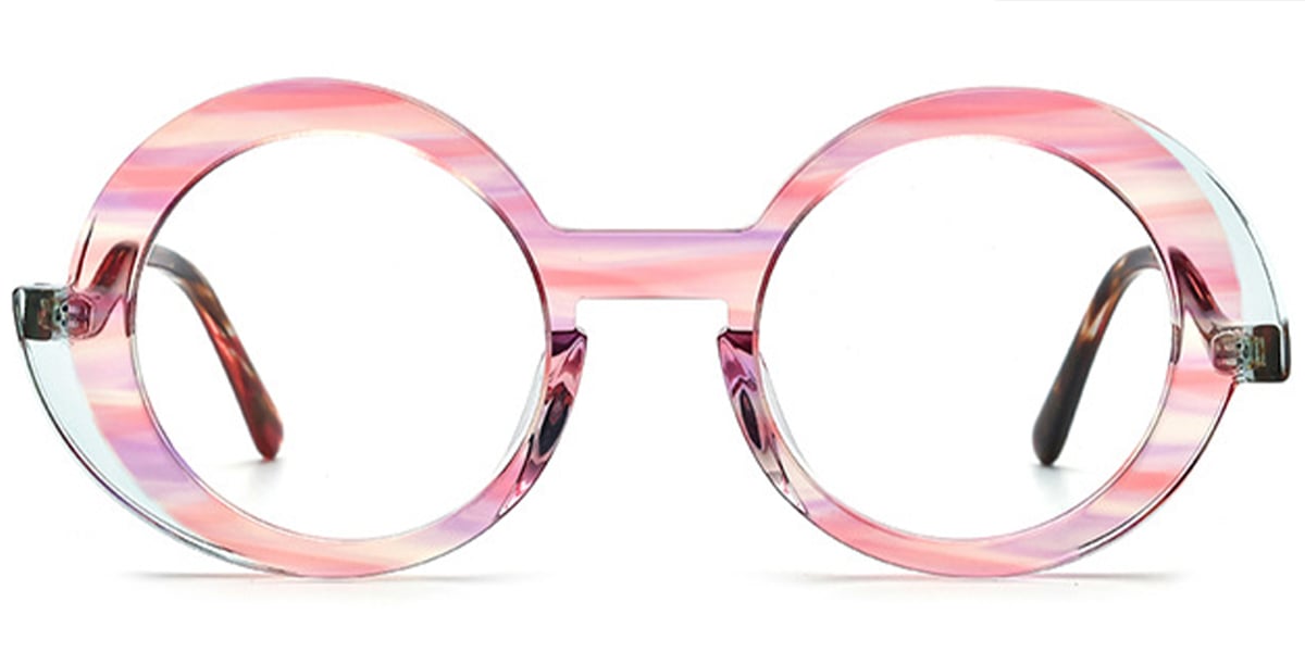 Acetate Round Frame F6402