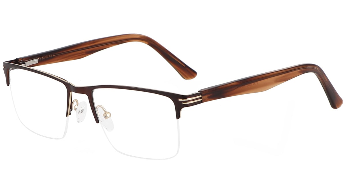 Acetate Metal Rectangle Frame F8568