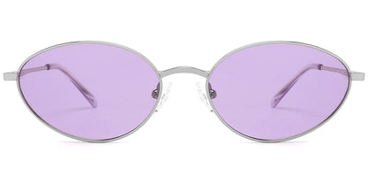 Metal Oval Sunglasses SG10162