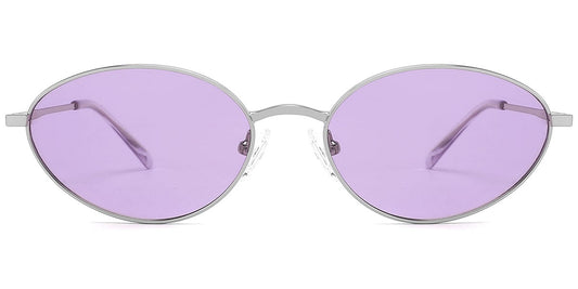 Metal Oval Sunglasses SG10162