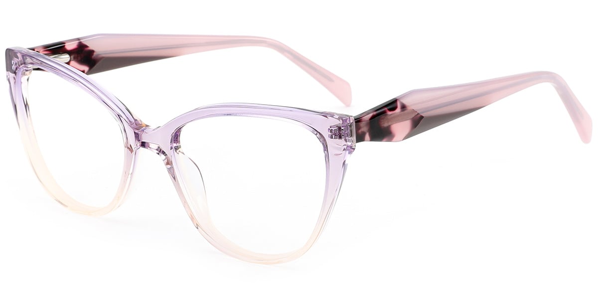 Acetate Cat Eye Frame F9042