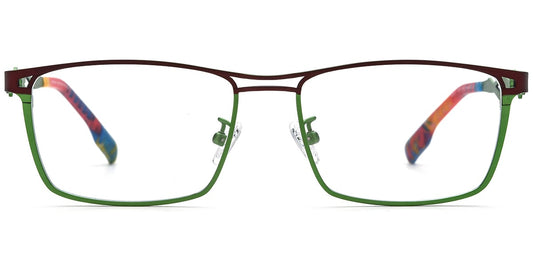 Titanium Rectangle Frame F8818