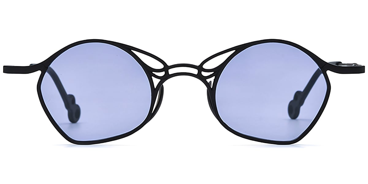 Titanium Geometric Sunglasses SG7397