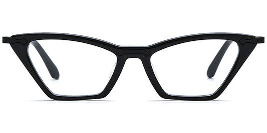 Acetate Titanium Cat Eye Frame F7567