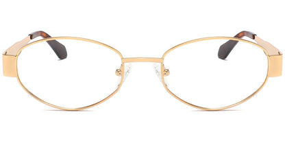 Acetate Metal Oval Frame F10390
