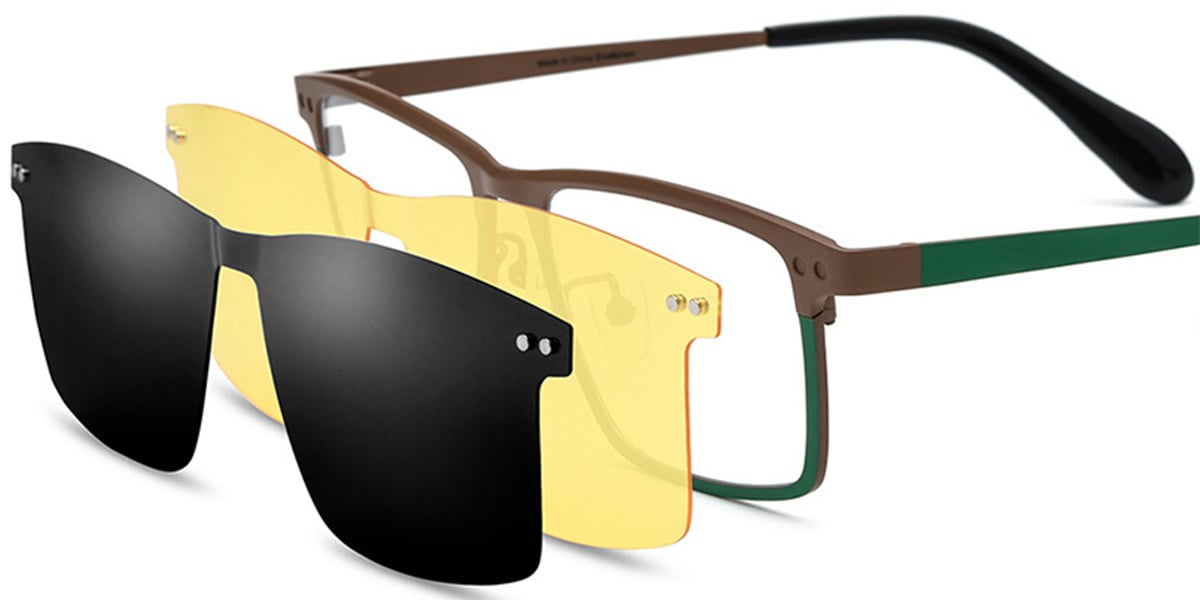 Titanium Rectangle Frame F6796
