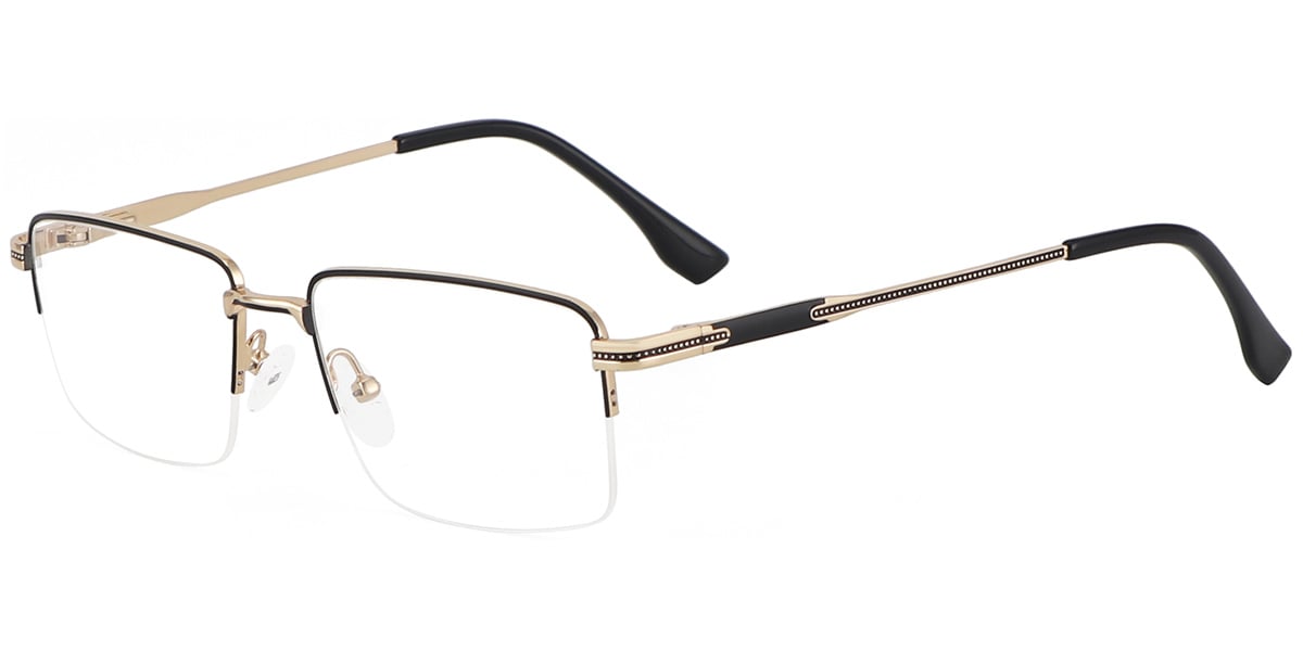 Acetate Metal Rectangle Frame F9345