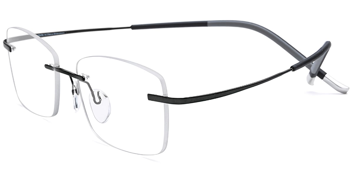 Titanium Rectangle Frame F7722