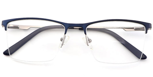 Acetate Metal Rectangle Frame F8554