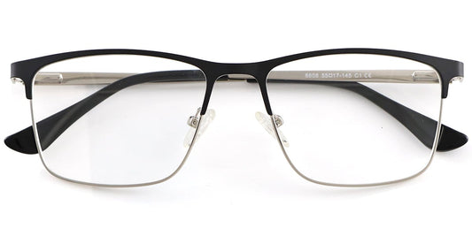 Acetate Metal Square Frame F8548
