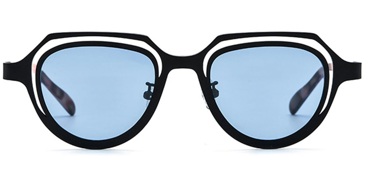 Titanium Geometric Sunglasses SG6904