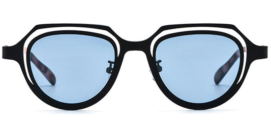 Titanium Geometric Sunglasses SG6904