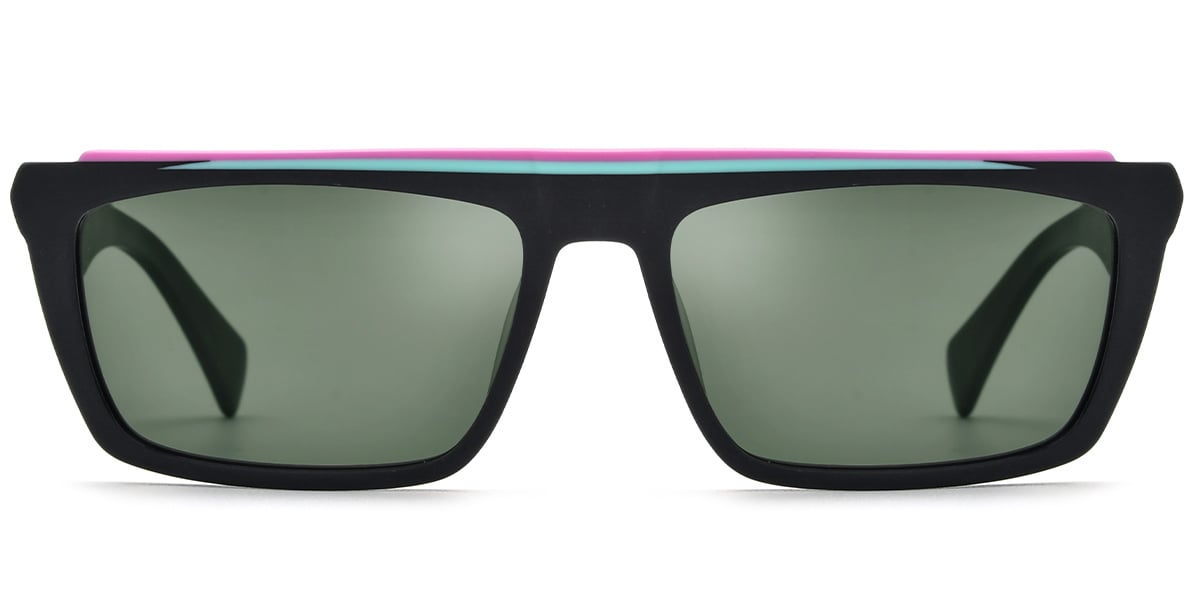 Acetate Rectangle Sunglasses SG5850